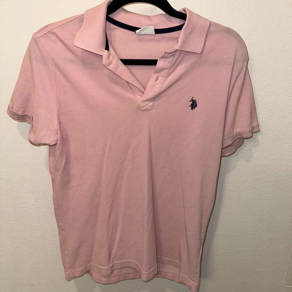 U.S. Polo Assn. Pink Polo Shirt